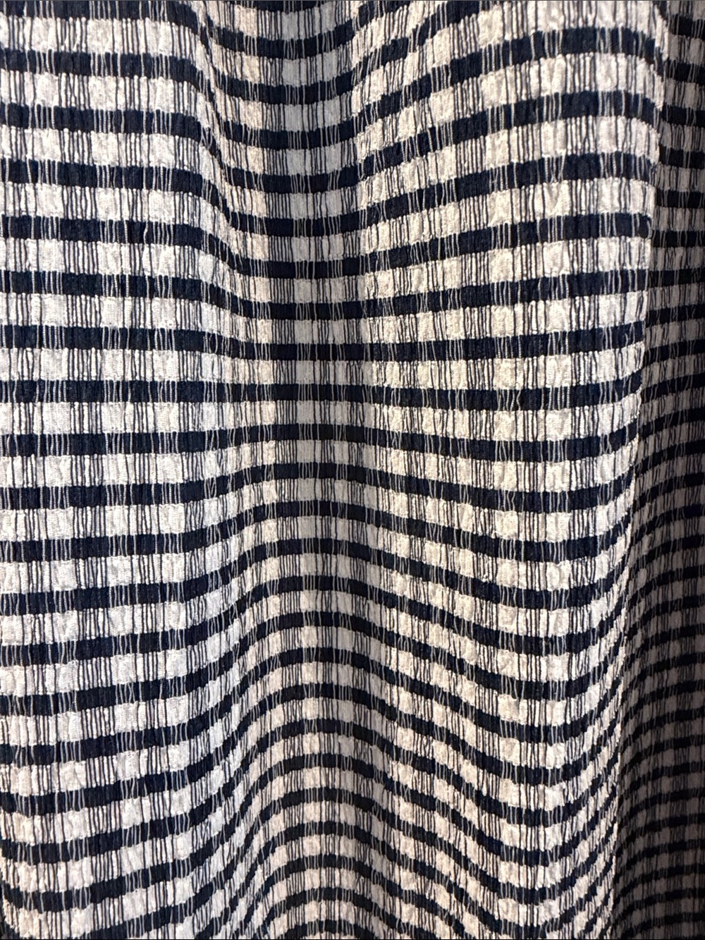 Old Navy Black and White Gingham Smocked Jumpsuit - Picture 4 of 7